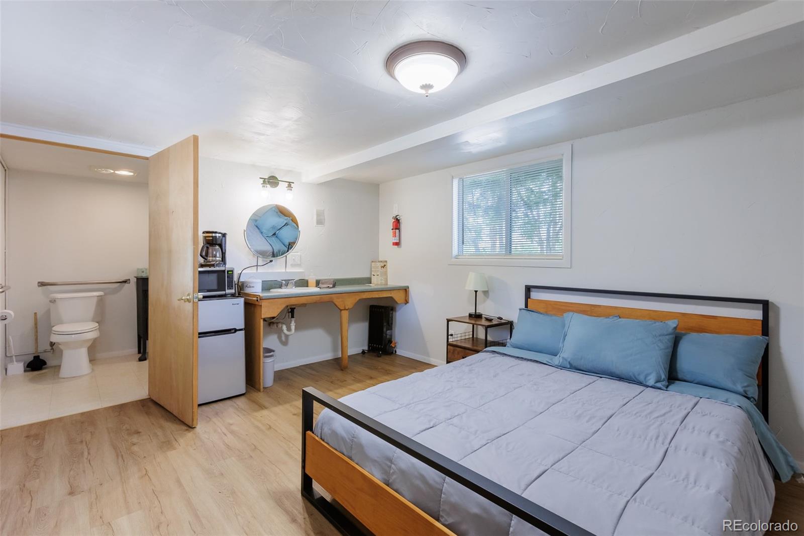 Cozy motel room interior