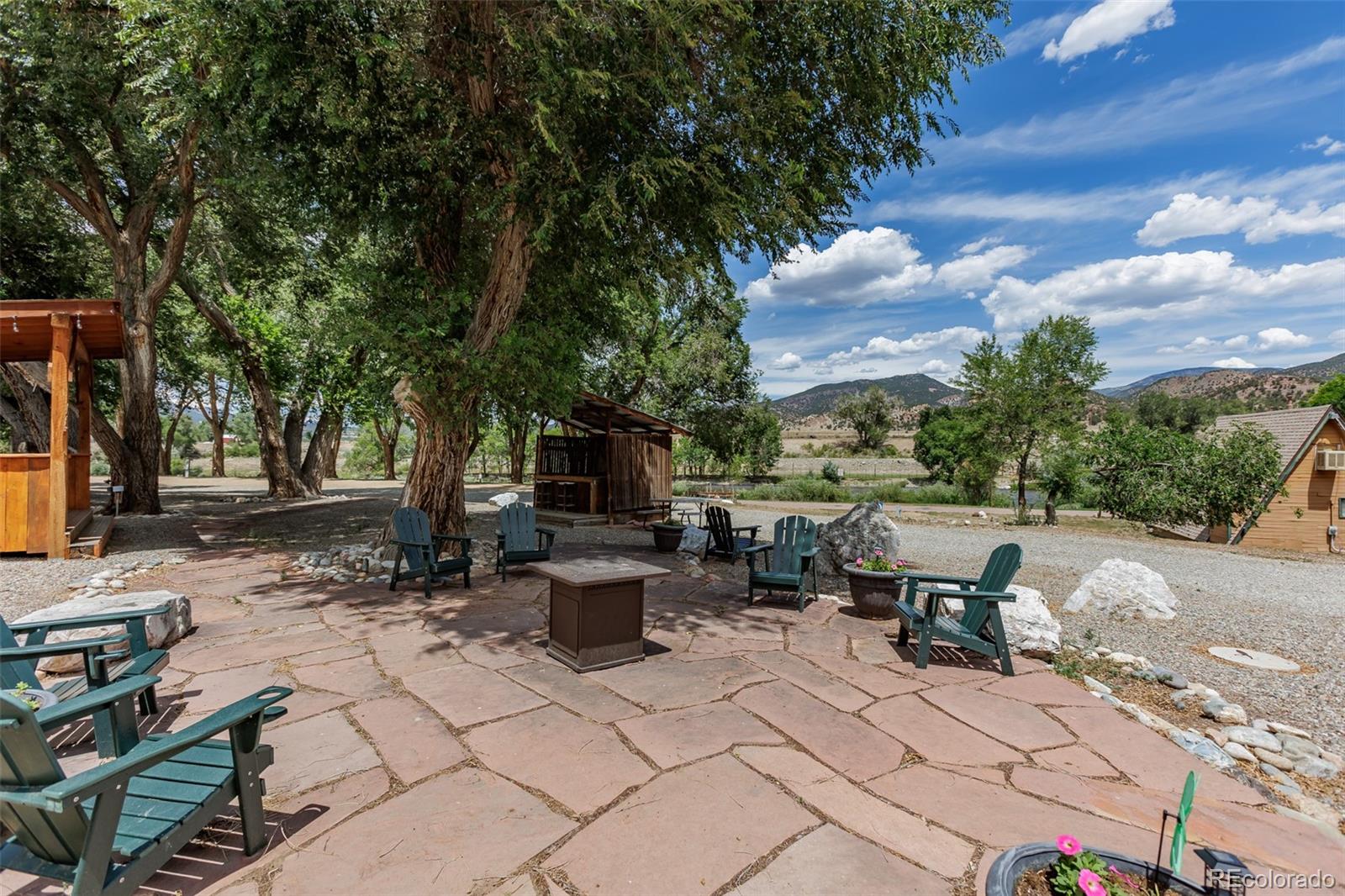 Comfortable bedroom with river views