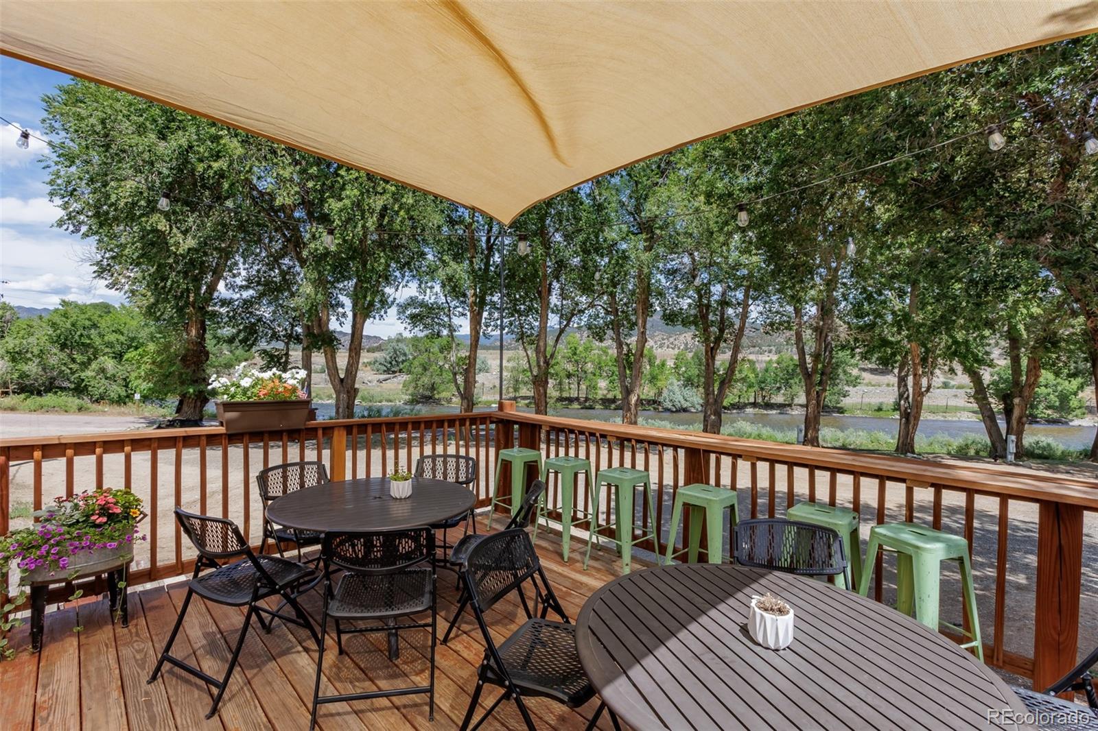 Cozy café and bar area with local hangout atmosphere