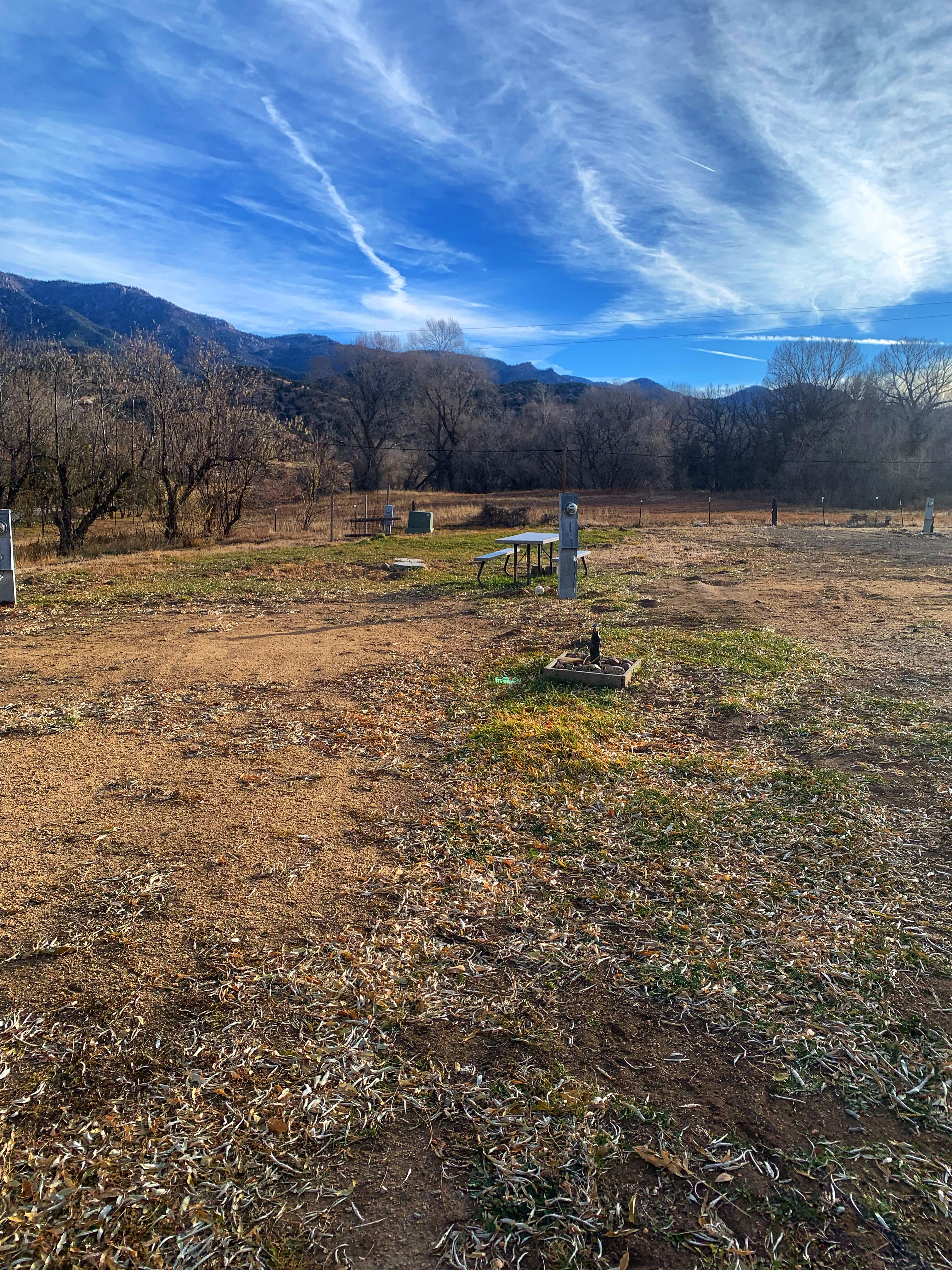 RV Site 13 in Lodge Zone offering easy pull-in access