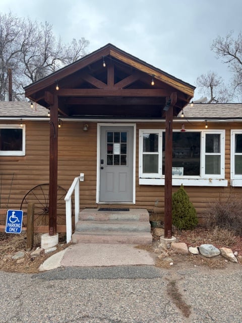 Camp Store exterior offering provisions and supplies for guests and locals